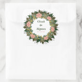 披露宴リハーサルエレガント切手 スクエアシール (バッグ)