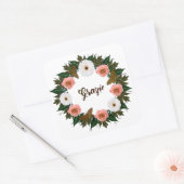 披露宴リハーサルエレガント切手 スクエアシール (封筒)