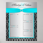 披露宴座席表 ポスター (正面)