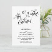 披露宴後の詳細な脚本 招待状 (スタンド正面)