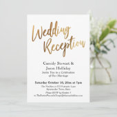 披露宴後の金色、ぼけーっと黒い背景 招待状 (スタンド正面)