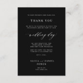 披露宴感謝していユーブラック結婚の座席表 (正面)