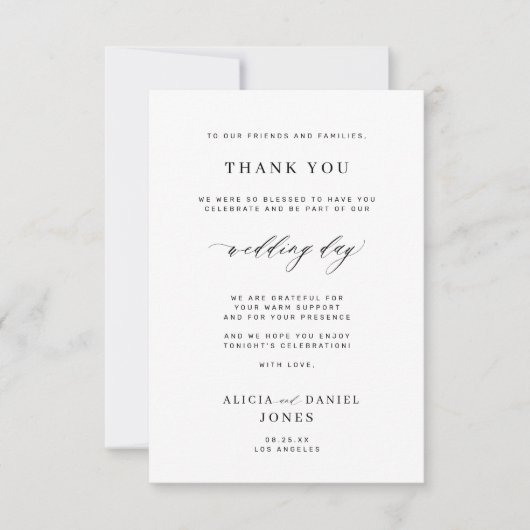 披露宴感謝していユー白黒結婚の座席表 (正面)