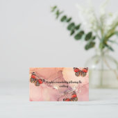 披露宴筐体カード（蝶あり） エンクロージャーカード (スタンド正面)