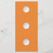 披露宴素晴らしの素晴らしいボールゴルファーのメニュー メニュー (裏面)