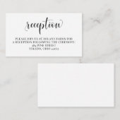 披露宴結婚式招待状挿入エンクロージャカード エンクロージャーカード (正面/裏面)