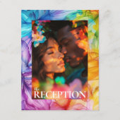 披露宴詳細エテリアール開花 エンクロージャーカード (正面)