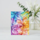 披露宴詳細エテリアール開花 エンクロージャーカード (スタンド正面)