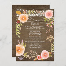 披露宴詳細素朴ライツウッドフローラリース