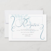 披露宴 – やっと煙の青い植物学 招待状 (正面)