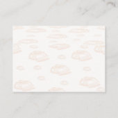 披露宴 プレイスカード (裏面)