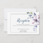 披露宴 |抑えたリンゴの緑 招待状 (正面)