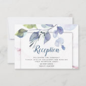 披露宴 |抑えたリンゴの緑 招待状 (正面)