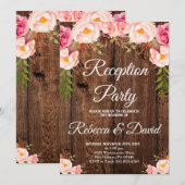 披露宴 披露パーティー 招待状 (正面/裏面)