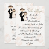 披露宴 招待状 (正面/裏面)