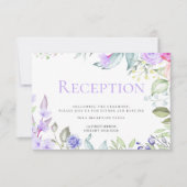 披露宴 | 春のピンク リラックマ フラワーフレーム 招待状 (正面)