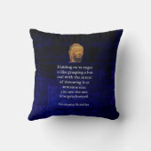 抱きかかえ仏感動的引用文 クッション (裏面)