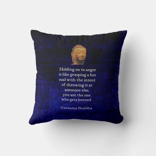 抱きかかえ仏感動的引用文 クッション (裏面)