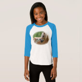 抱きしめているHaflingerのロバおよび子馬 Tシャツ (正面フル)