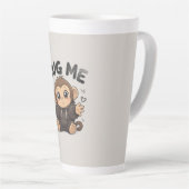 抱きしめてモンキー カフェラテマグ (右アングル)