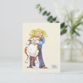 「抱きしめて下さい私を!」 郵便はがき ポストカード (スタンド正面)