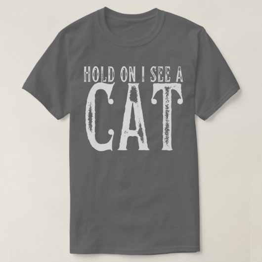 抱きしめて猫母おもしろい可愛い猫好き Tシャツ (デザイン正面)