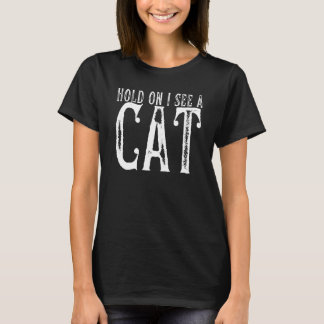 抱きしめて猫母おもしろい可愛い猫好き Tシャツ
