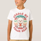 抱きしめて シロクマ Tシャツ (正面)