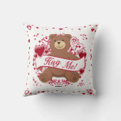 抱きしめて!バレンタインデートテディベア クッション (裏面)