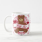 抱きしめて!バレンタインデートテディベア コーヒーマグカップ (左)