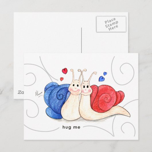 抱きしめて ポストカード (正面/裏面)