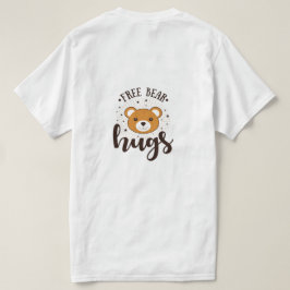 抱きしめるクマのTシャツ Tシャツ