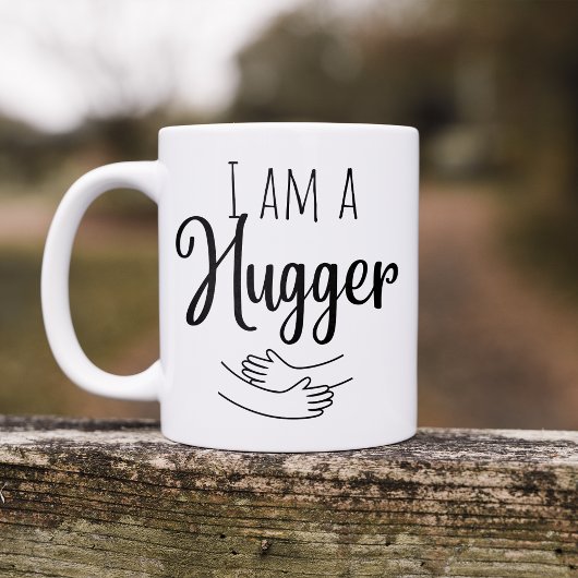 抱きしめる人です コーヒーマグカップ