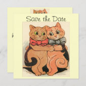 抱きしめる猫は日付カードを救います セーブザデート (正面/裏面)