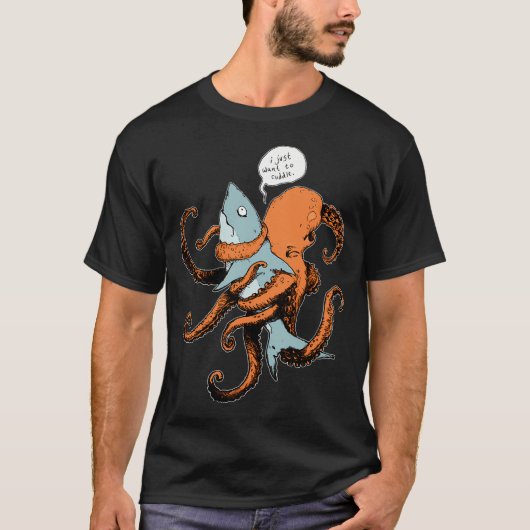 抱きしめる魚 Tシャツ (正面)
