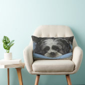 抱きしめシーズー（犬）子犬ピロー ランバークッション (椅子)