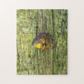 抱き上げるカエル ジグソーパズル (縦)