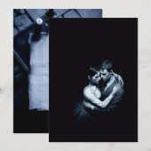 抱き合うカップル バレンタインカード ダークゴシック ラブ シーズンカード (正面/裏面)