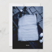 抱き合うカップル バレンタインカード ダークゴシック ラブ シーズンカード (裏面)