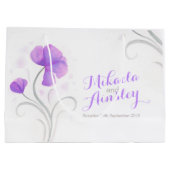 抱き枕と結婚いう水彩花嫁の礼拝所 ラージペーパーバッグ (裏面)