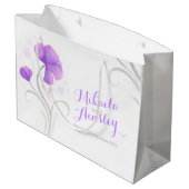 抱き枕と結婚いう水彩花嫁の礼拝所 ラージペーパーバッグ (裏面アングル)