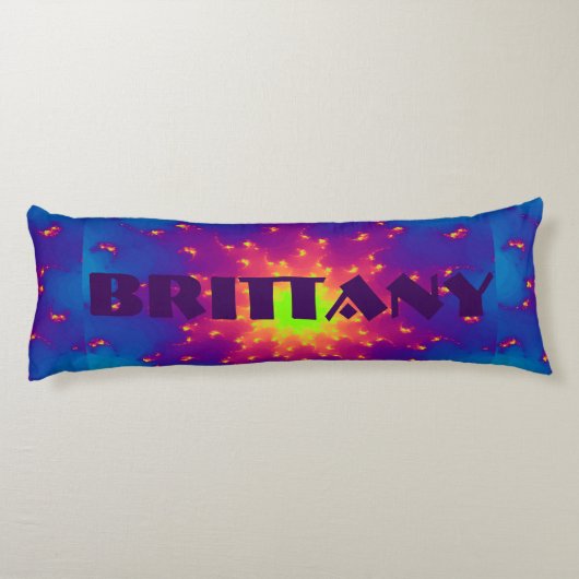 抱き枕の大きい日が差すことの星の爆発のtye染料 ボディピロー (裏面)