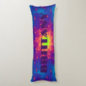 抱き枕の大きい日が差すことの星の爆発のtye染料 ボディピロー (裏面 (縦))