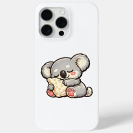 抱き枕をするかわいいコアラ iPhone 15 PRO MAXケース