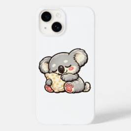 抱き枕をするかわいいコアラ Case-Mate iPhone 14ケース