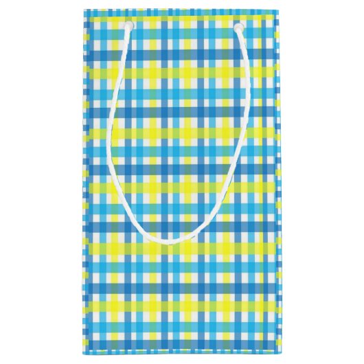 抱き枕イエローとブループレイド スモールペーパーバッグ (裏面)