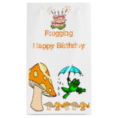 抱き枕カエル スモールペーパーバッグ (裏面)