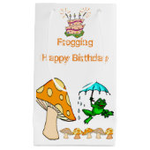 抱き枕カエル スモールペーパーバッグ (正面)