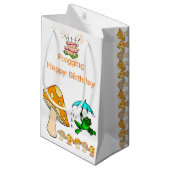 抱き枕カエル スモールペーパーバッグ (正面アングル)