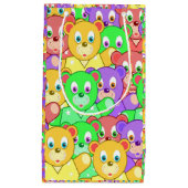 抱き枕カラフルテディベア スモールペーパーバッグ (正面)